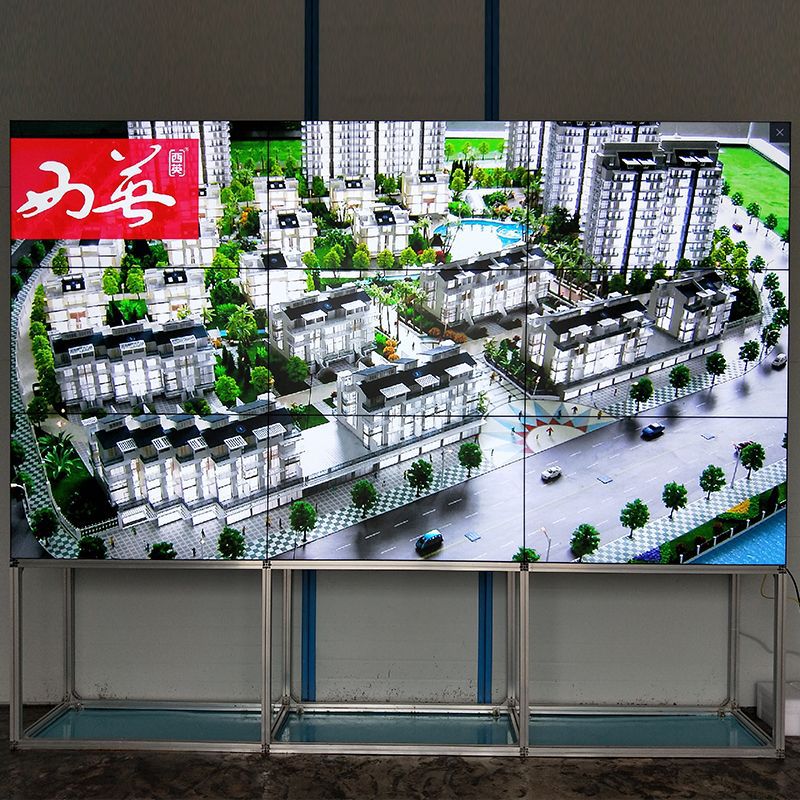 夢不落科技和湖南祁陽金沙灣55寸3X3拼接方案