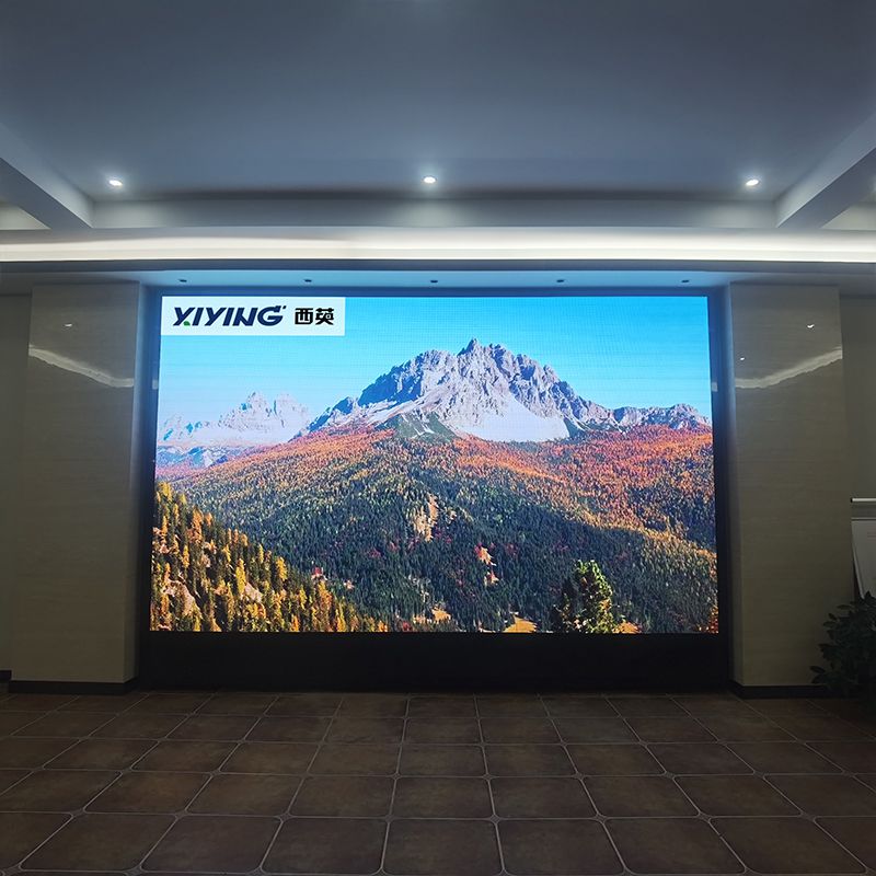 西英助力杭州桐廬縣某村委P2.5全彩LED顯示屏項(xiàng)目